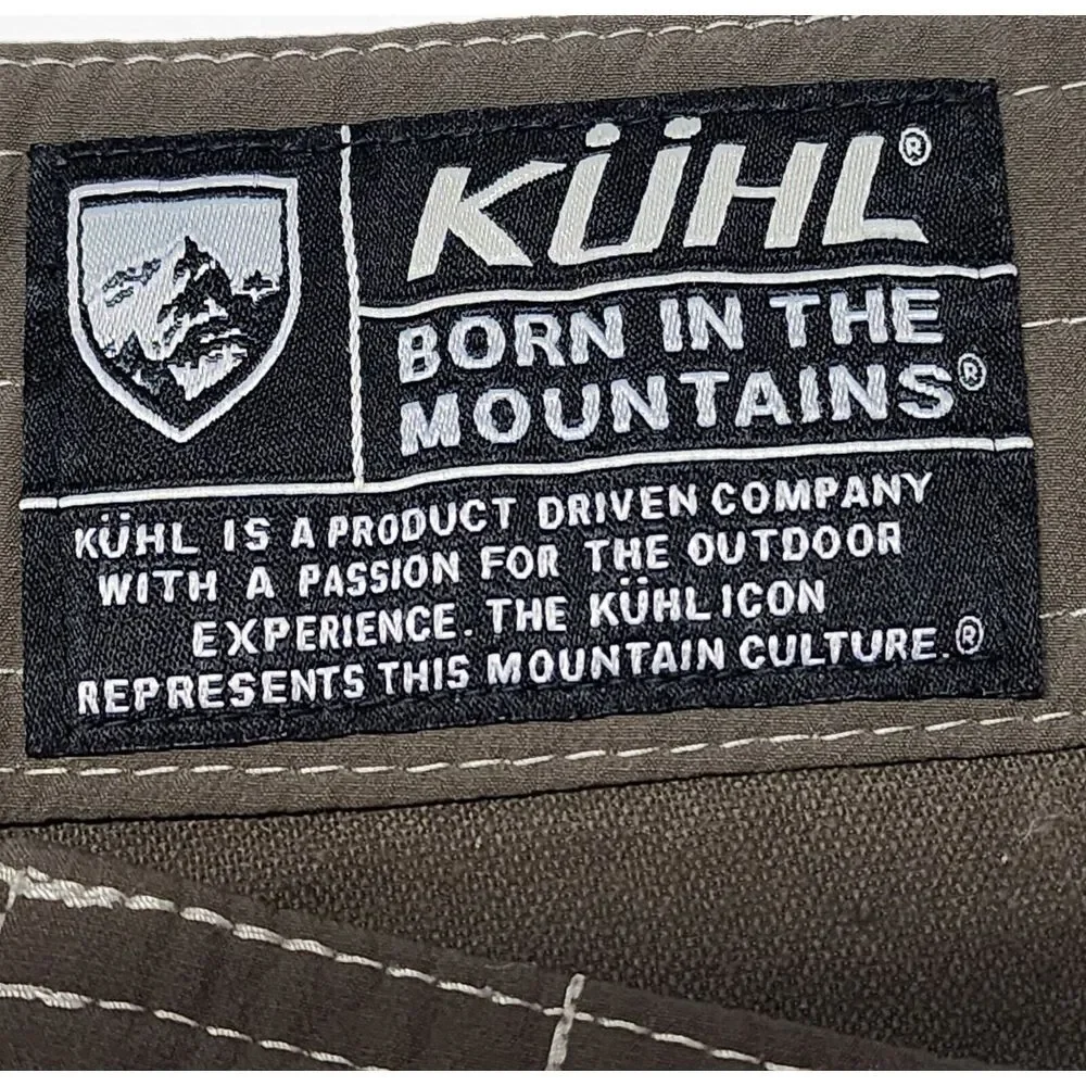 KUHL Mens Size 38 Gray Cargo‎ Shorts